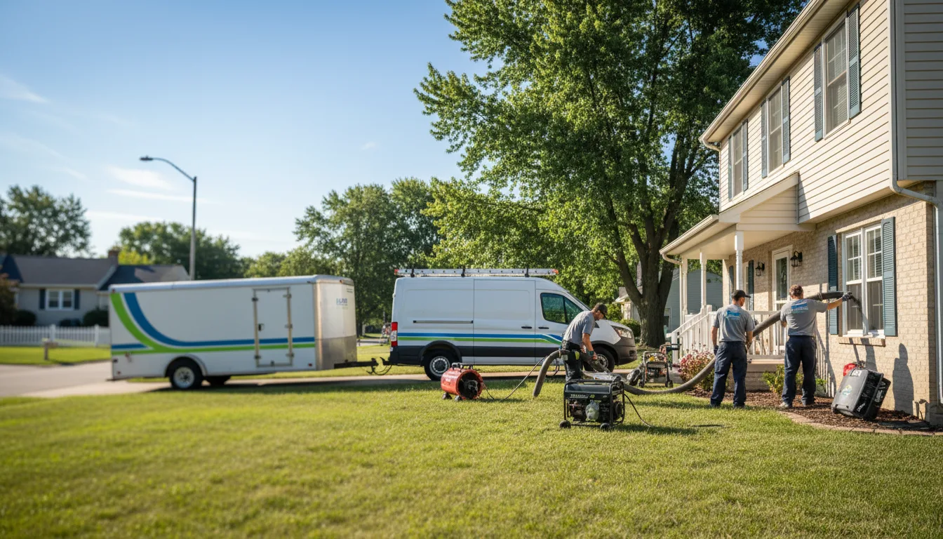 Flooded Basement Restoration And Cleanup With Repair in West Point, NE near me